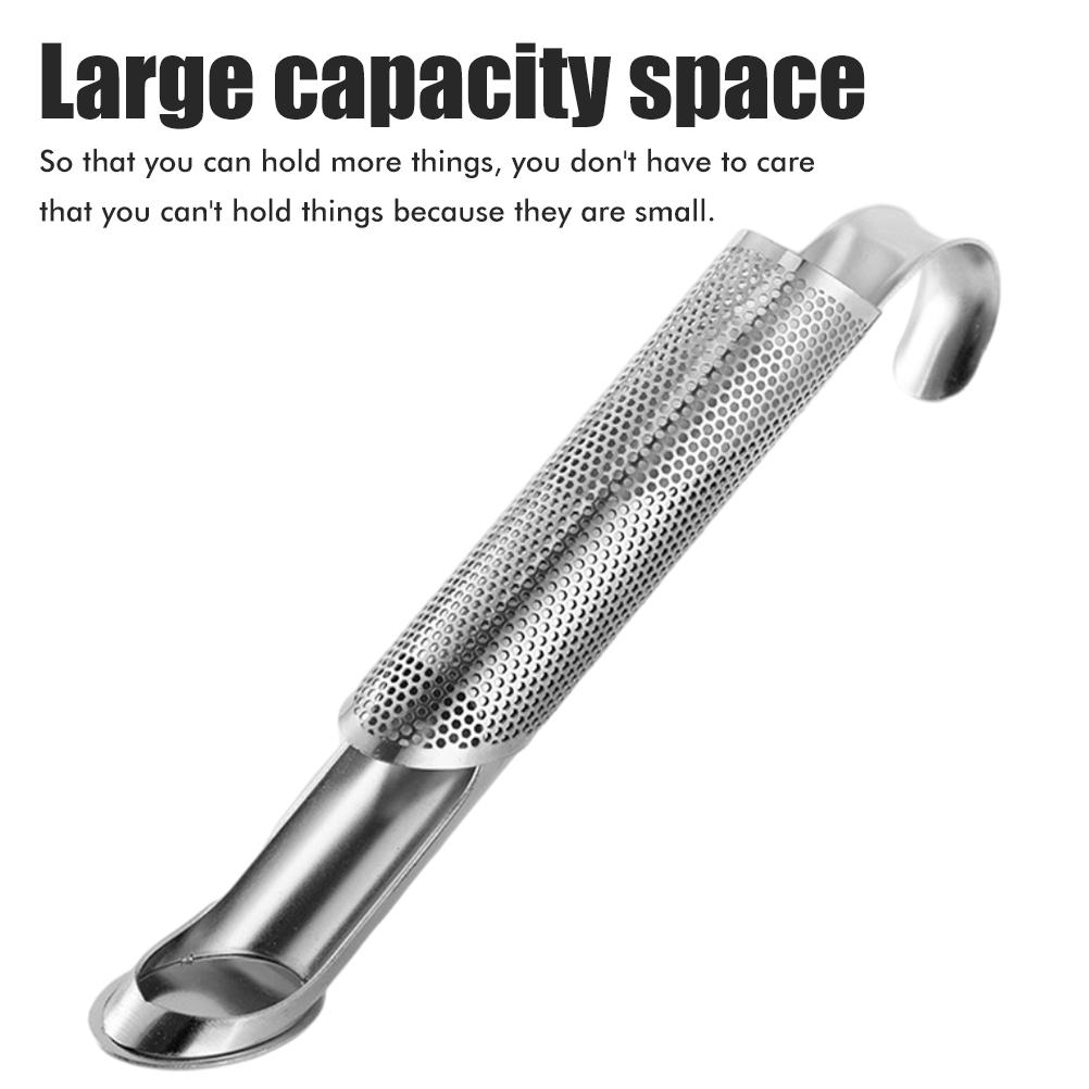 Stainless Steel Tea Strainer Tea Diffuser Hot Tea Strainer Hanging Handle Type Filter Stick for Loose Tea Leaves