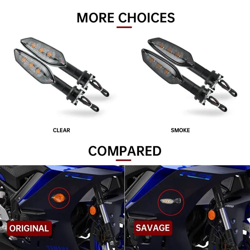 Flasher LED Turn Signal For YAMAHA MT07 MT09 FZ 16 250 FZ1 FZ8 Tenere 700 XSR Tracer 900 Motorcycle Accessories Indicator Light
