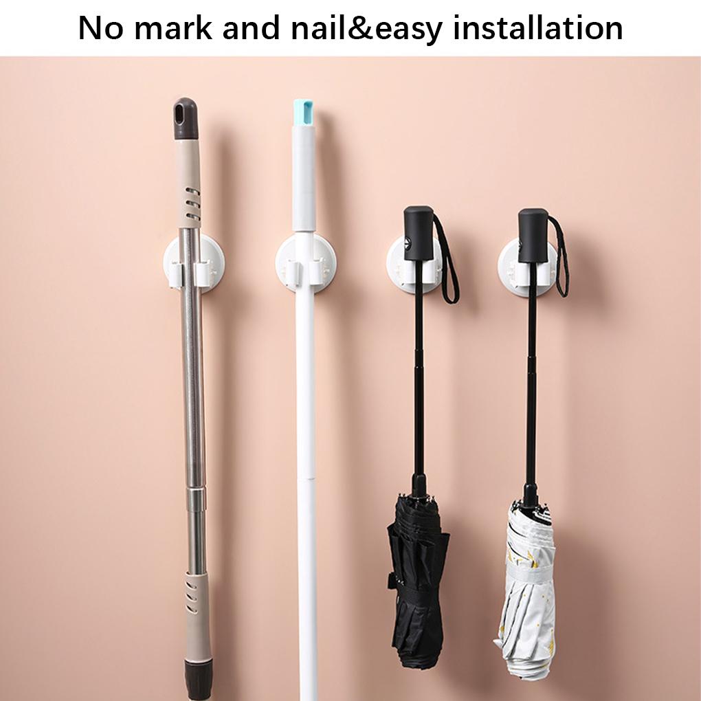 Cârlig de depozitare, clemă de perete, suport pentru mătură, multifuncțional, instalare la îndemână, accesorii de uz casnic, cârlig de gadgeturi portante