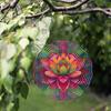 10 Inch Bohemian Metal Wind Spinner Chime for Outdoor Garden Decor Rotating Two Way Hanging Gift for Mom Christmas