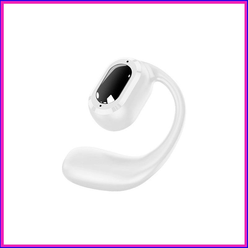 Wireless Bone Conduction Ear-hook Bluetooth Earphones: Sports Noise Cancelling, Long Battery Life, Compatible with Apple & Huawei