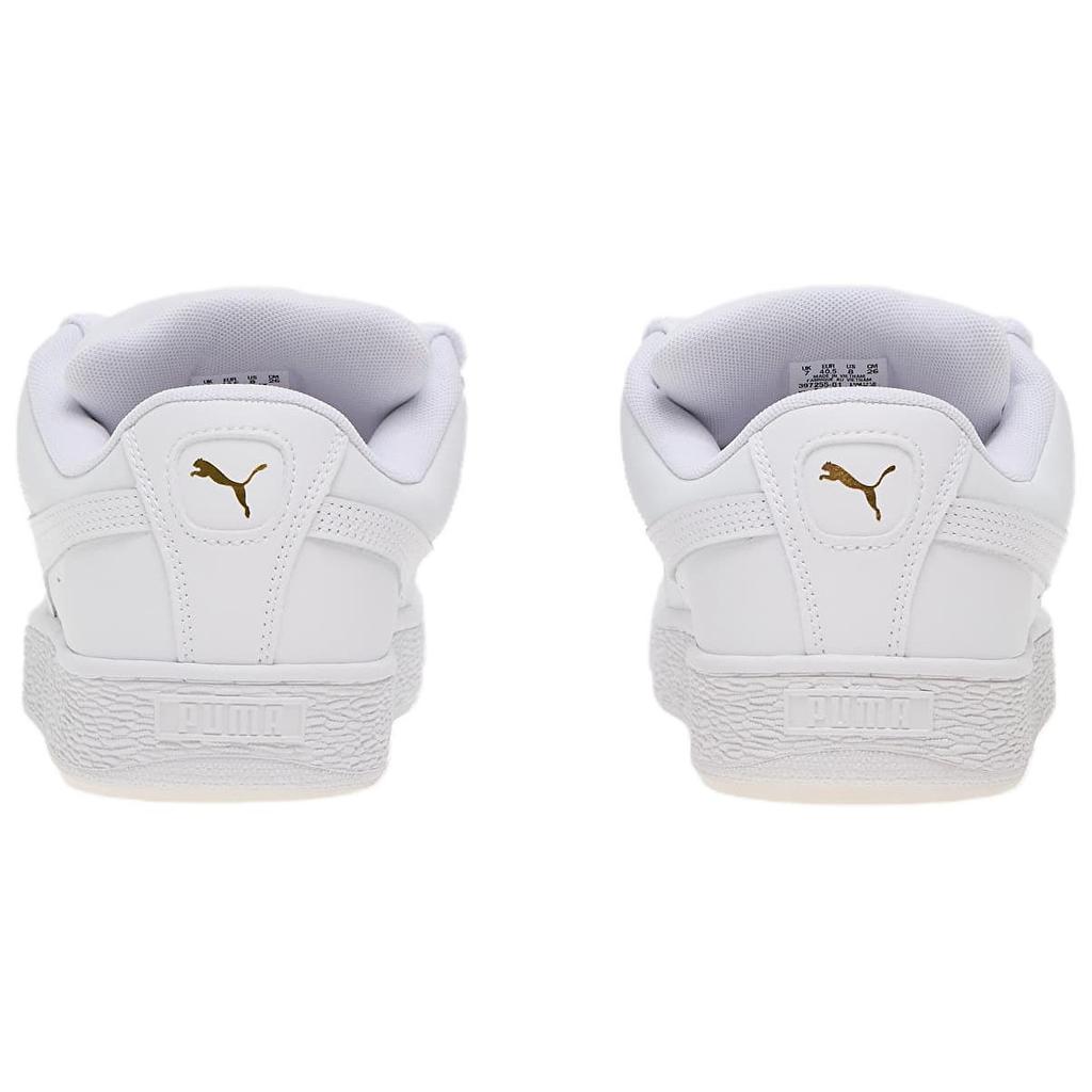 New PUMA Suede Xl Low Top Skateboard Shoes Unisex White 397255-01