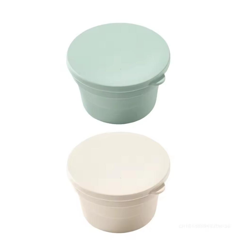 

Контейнер для теста для пиццы с крышкой Многоцелевой складной антипригарный силиконовый контейнер для ферментации хлеба, пиццы, тостов Кухонные инструменты для выпечки