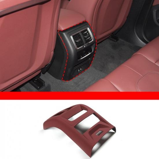 Volcano Red Rear Air Outlet Frame Cover Trim For BMW X3 iX3 X4 -