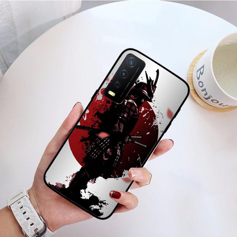 Japanese Samurai Style Phone Case For VIVO Y31 Y21 Y70 Y21S Y20 Y72 1907 Y12 Y11S Y53S Y33S Y55 Y76 Y51 Y15S Y01 Funda