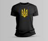 Ukrainian Flag T-Shirt Ukraine Yellow Coat of Arms Emblem Seal Shirt Size S-2XL
