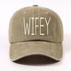 Fashion Letter Labeling Washed Old Cap Men and Women Street Play Sunscreen Four Seasons Baseball Cap