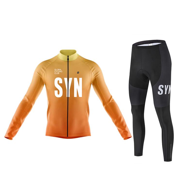 2026 Selling Autumn and Winter Bicycle Jersey Long Sleeved Cycling Suit Set Bicycle Bib Men's Professional Team Racing Suit