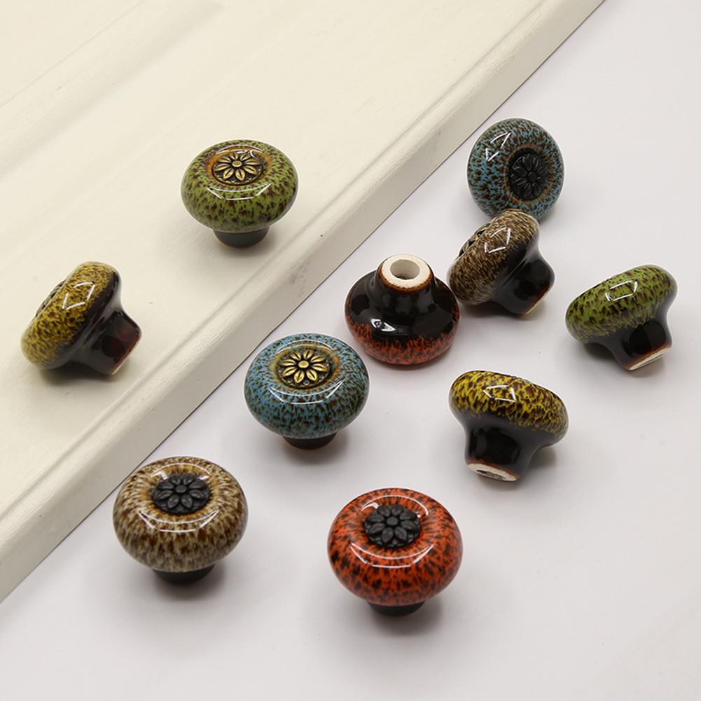 4Pcs Retro Classic Clothing Cabinet Door Handle Drawer Handle Single Hole For Cabinets Dressers And Drawers Handle Home Hardware