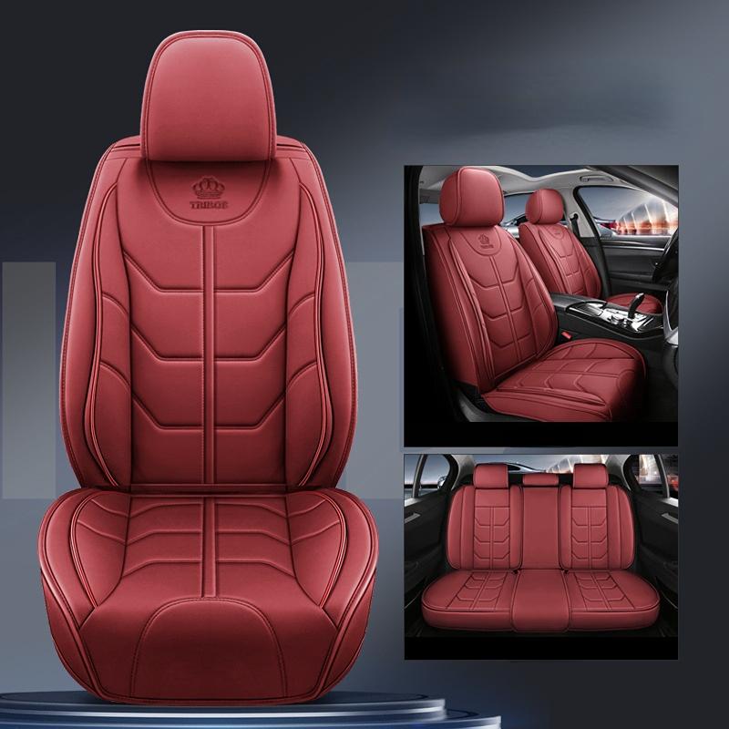 

Универсальный чехол для автомобильного сиденья из искусственной кожи, автозащитная подушка для Myvi/Axia/Saga/Ativa/Bezza/Viva/Wira/Waja/Kancil/Kenari/Kembara красный