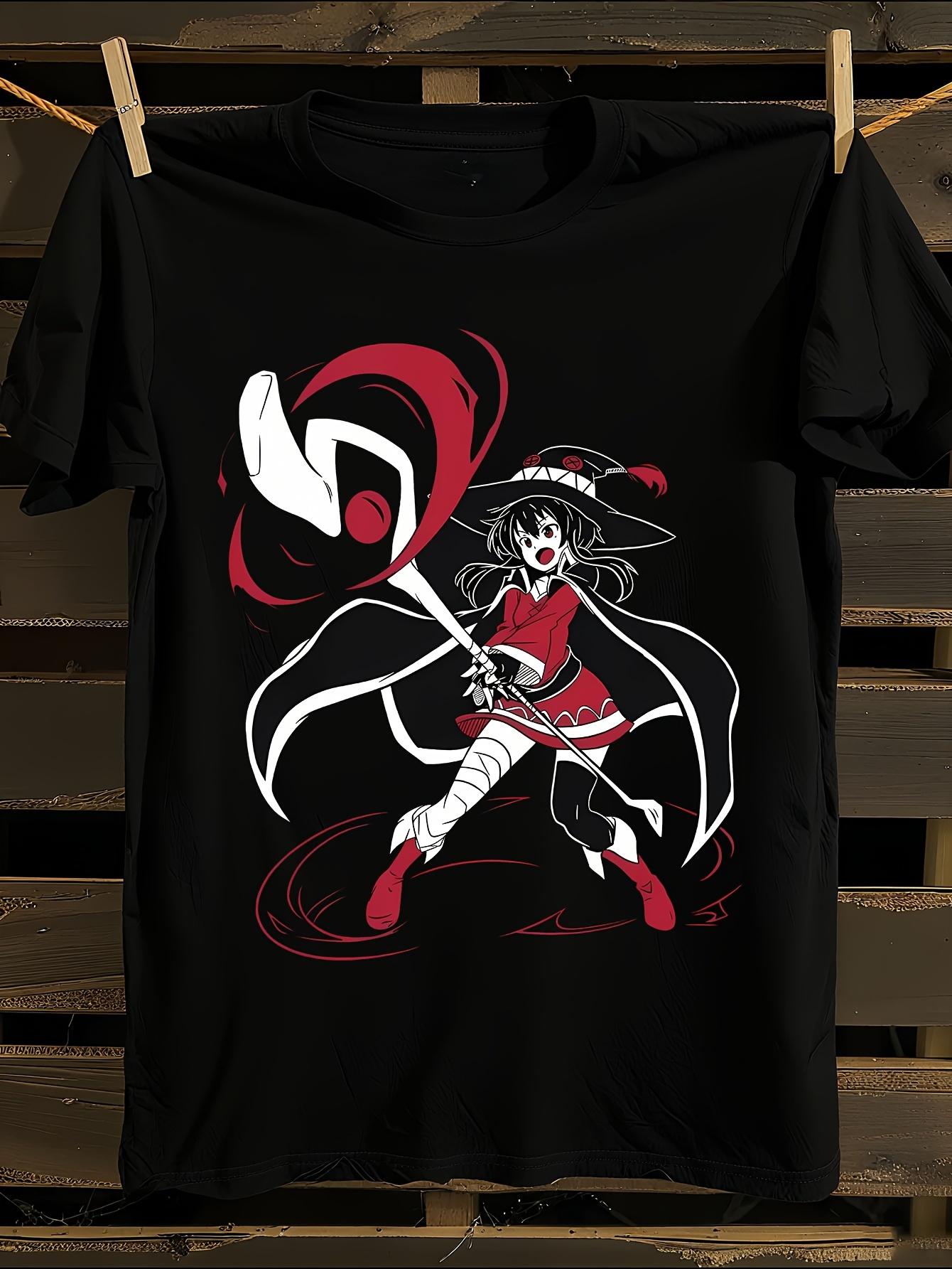 Konosuba Megumin Anime Tshirt Anime Manga Tshirt XL