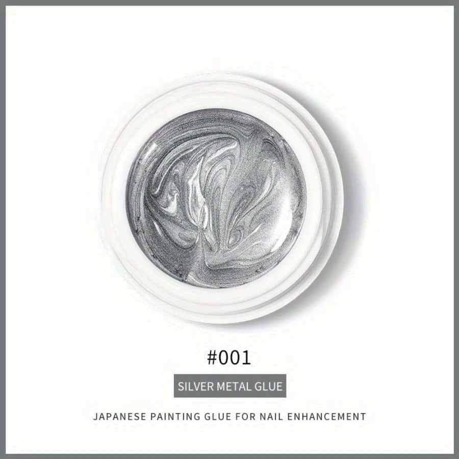 Professional Nail Art Line Drawing Gel High Density Striper Gel for Edge Design Metallic Foil Mirror Glitter & Chrome Nail Art Supplies