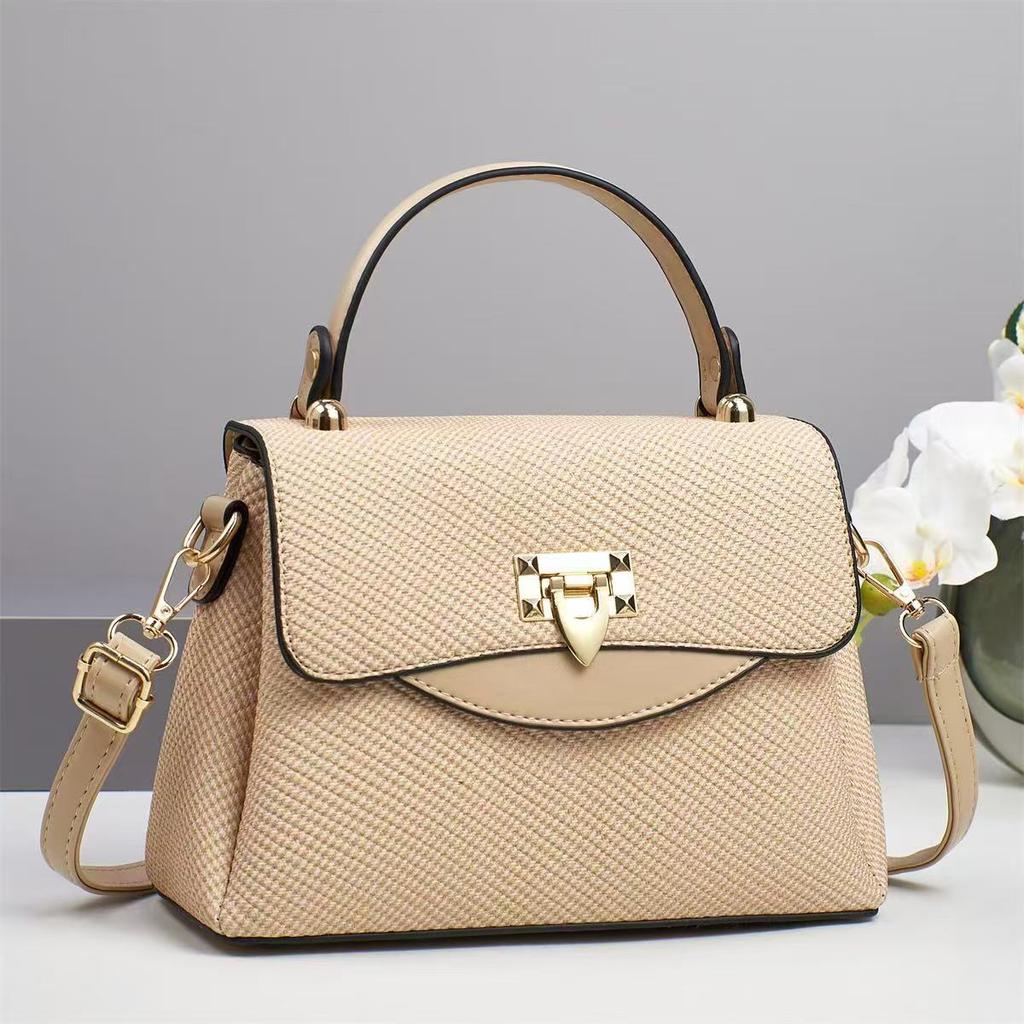 Neue leichte Luxus-Handtasche Pendler Macaron Schlicht Großes Fassungsvermögen Modisch Vielseitig Ein-Schulter Nische Umhängetasche