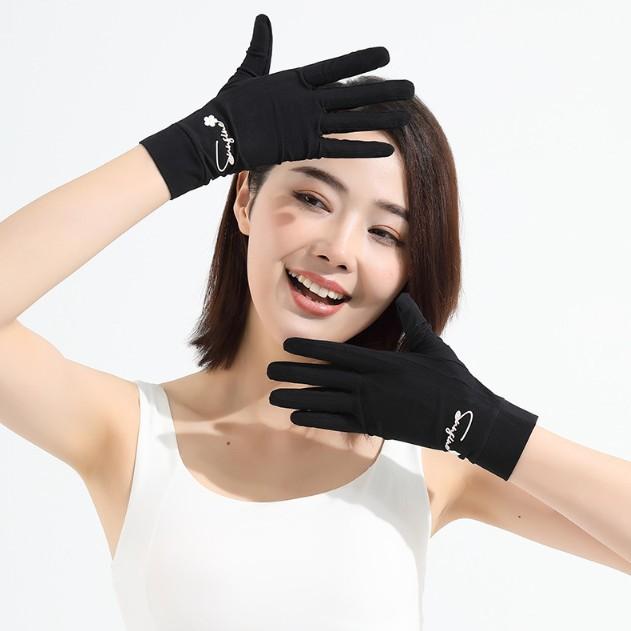 Sunscreen Gloves for Women In Summer Outdoor Cycling Non Slip Sports  Fitness Breathable  Driving  Running  Cool Ice Silk Gloves