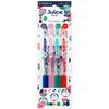 Showa Note Doraemon Gel Ink Ballpoint Pen Juice 860214021 (Design A, 4-color Set, 0.38mm Ballpoint)