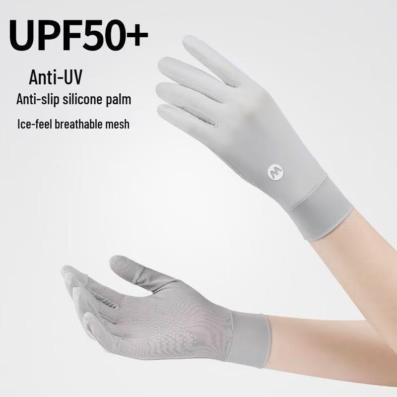 Women s Ice Silk UV Protection Fingerless Cycling Gloves