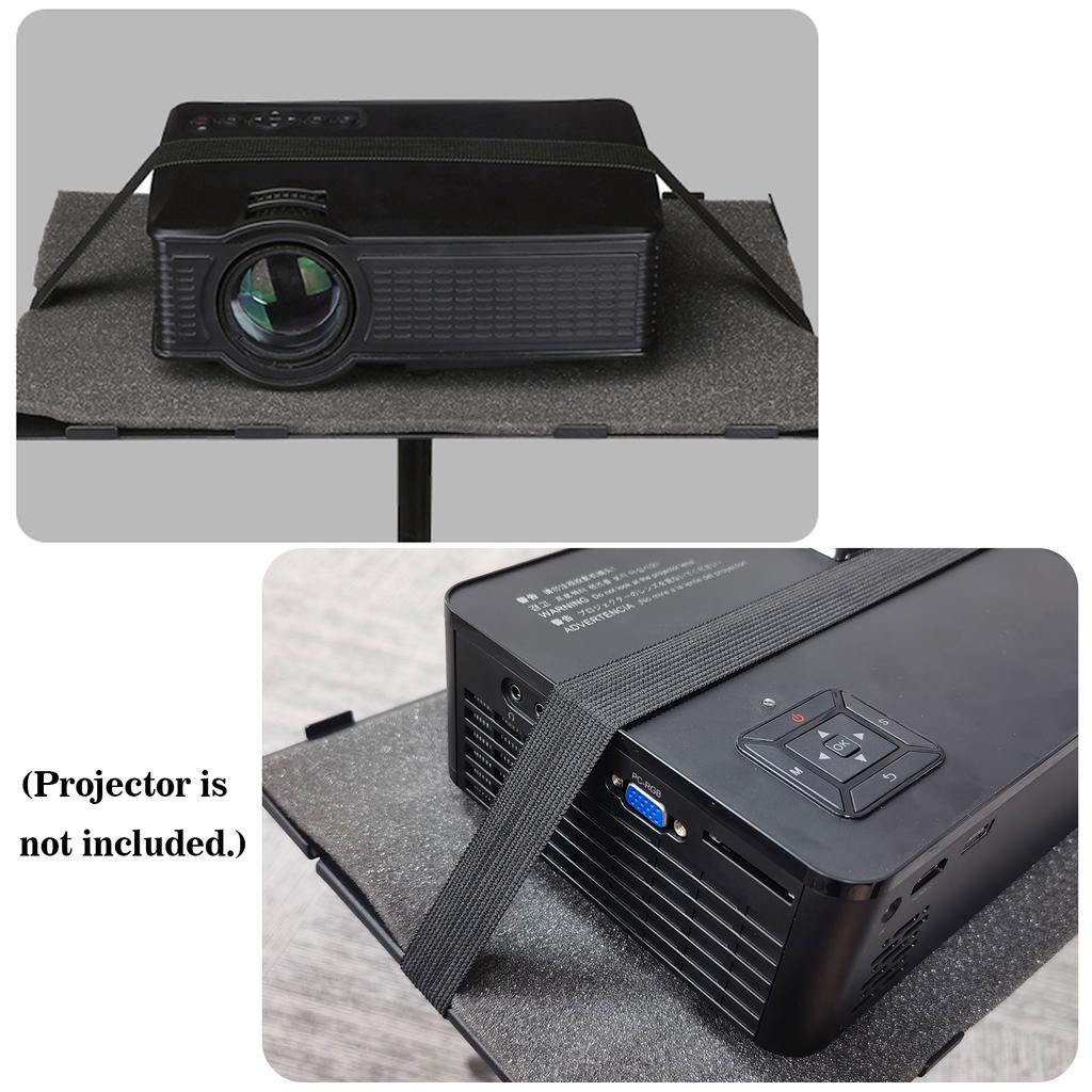 T160 Projector Tripod Stand Foldable Laptop Tripod Projector Bracket with Tripod Tray Multifunctional DJ Racks