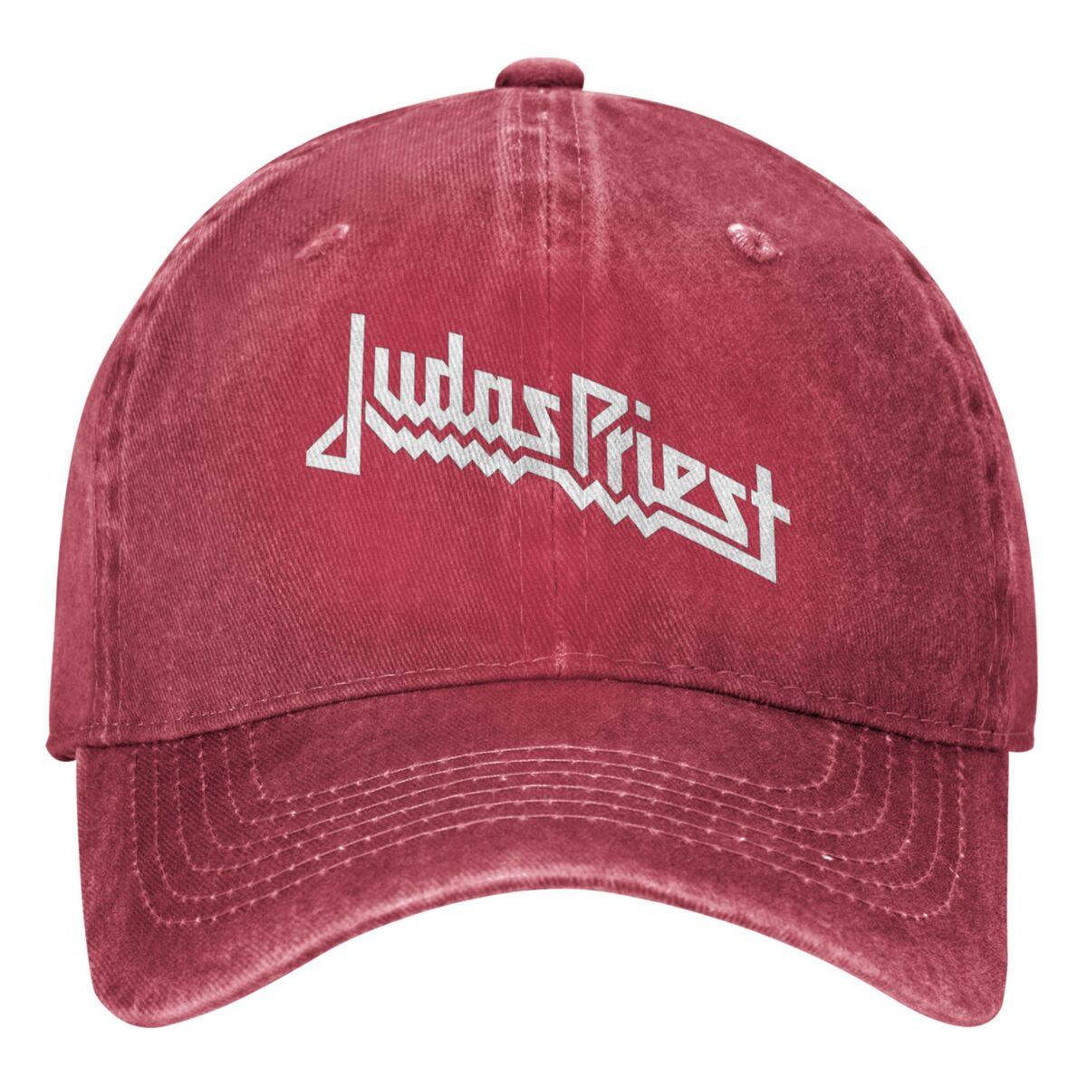 

Джудас Метал-группа Прист Джинсовая Бейсболка Английская Хэви-метал Музыка На Открытом Воздухе Тракерская Кепка Мужская Повседневная Козырек Кепка-snapback One Size