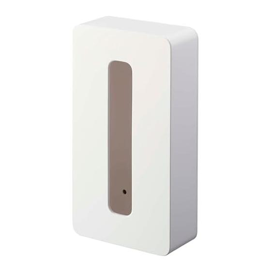 Yamazaki Jitsugyo (Yamazaki) Magnetic Compact Tissue Case White [Compatible Size: Soft Pack Tissue with Inner Dimensions Approximately W10.5 x D4.5 x