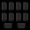 5Pcs Game Cartridge Case Clear Game Card Cartridge Box Dust Cover Transparent Storage Box for 1000 2000 3000 UMD