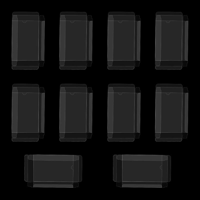 5Pcs Game Cartridge Case Clear Game Card Cartridge Box Dust Cover Transparent Storage Box for 1000 2000 3000 UMD