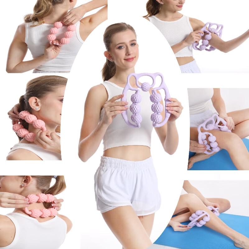 Leg & Thigh Massager Ring Roller with Floating Points