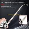 F26C 5m Tape Measure Stainless Hollow Measuring Tape with Double Lock and Clip Metric Ruler Rustproof for Construction