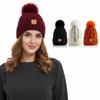Thicken Knit Beanie Hat Twist Knitting Slouchy Warm Cap Warm Women Winter Hat  Outdoors