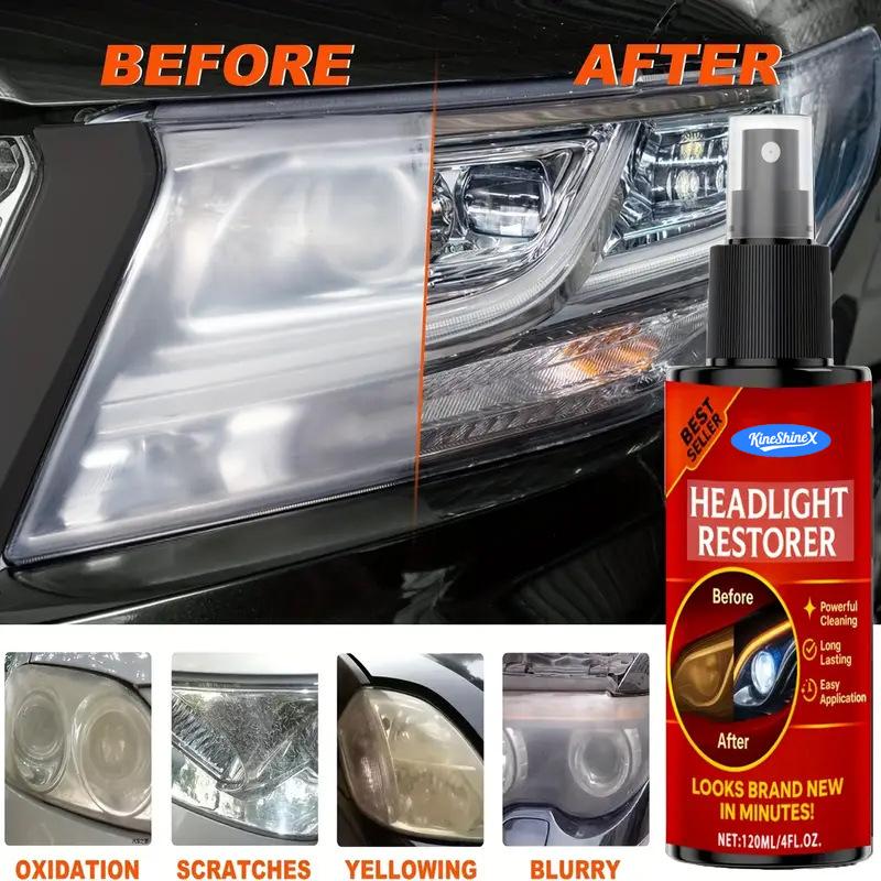 Headlight Restoration Fluid Automotive Headlight Oxidation Yellowing Scratches Blurring Enhancement
