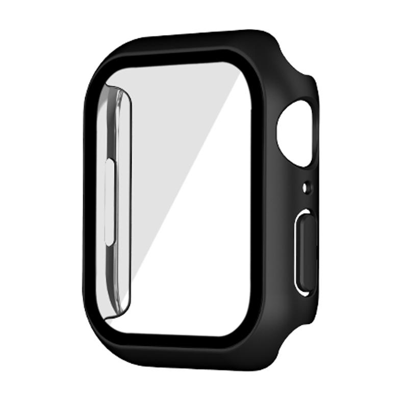 Glas+Abdeckung Für Apple Watch 9 Hülle 45mm 41mm 44mm 40mm 42mm 38mm Zubehör Beschichteter Displayschutz iWatch Serie 6 5 3 se 7 8