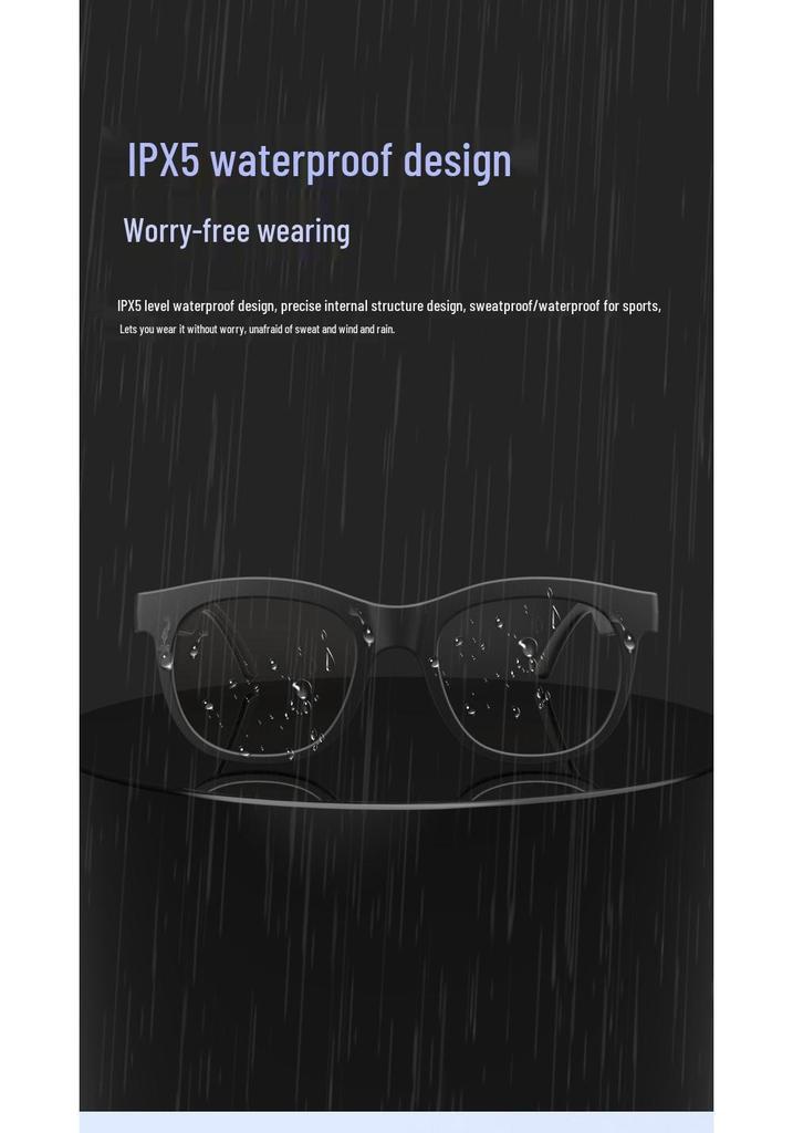 SG60 Smart Translation Bluetooth Glasses: Sun Protection, High Elasticity, Clear Sound, Smart Call Lens