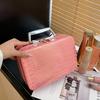 Ladies Portable Cosmetic Bag Large-capacity Glossy Travel Washing Bag for Women's Leather Makeup Storage Bag Toilet Storage Case