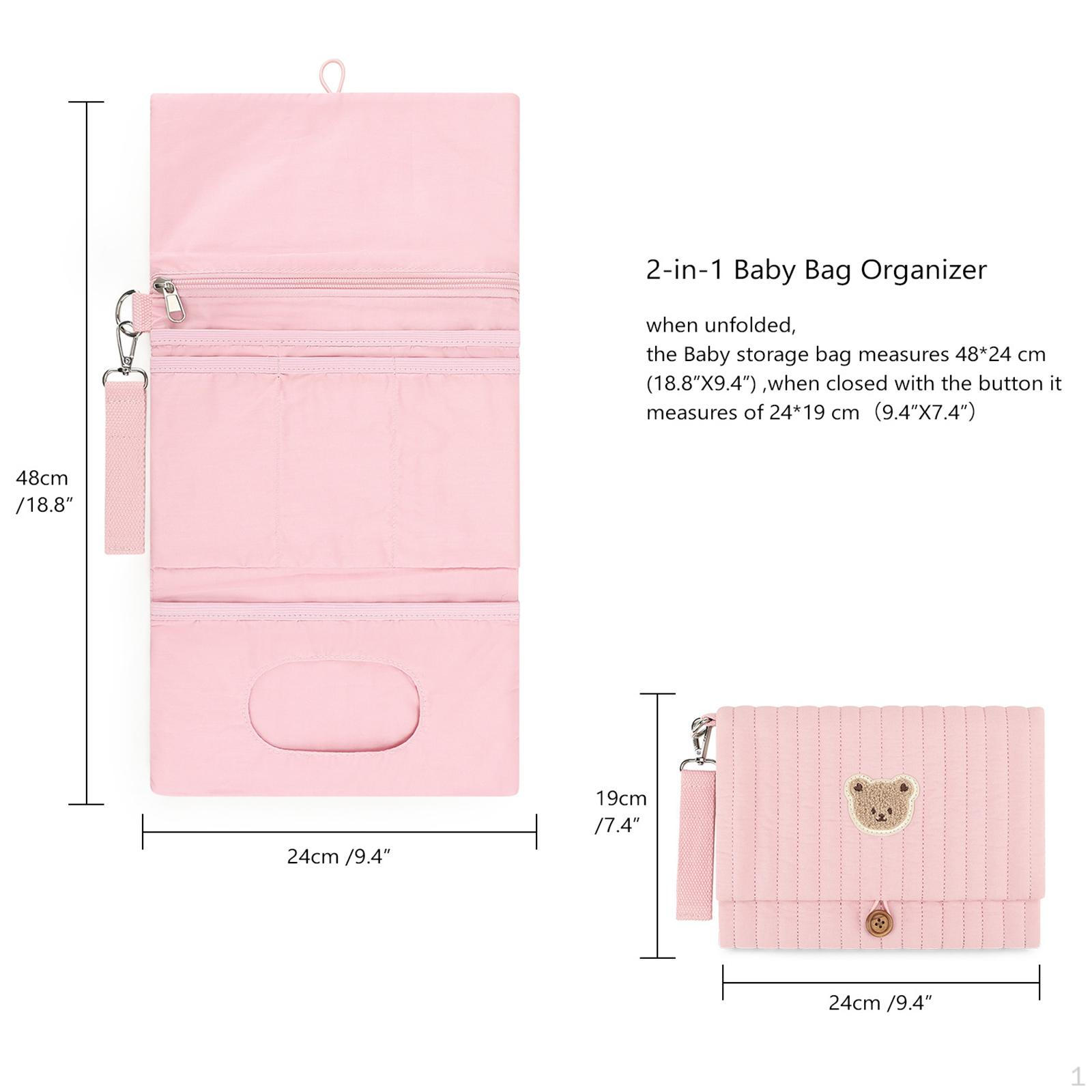 

Bag Organizer Diaper Pouch Cloth for Hotel Room