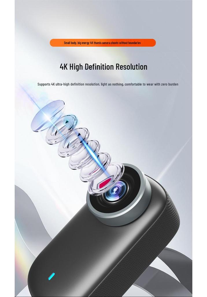 4K HD Sports and Conference Thumb Camera