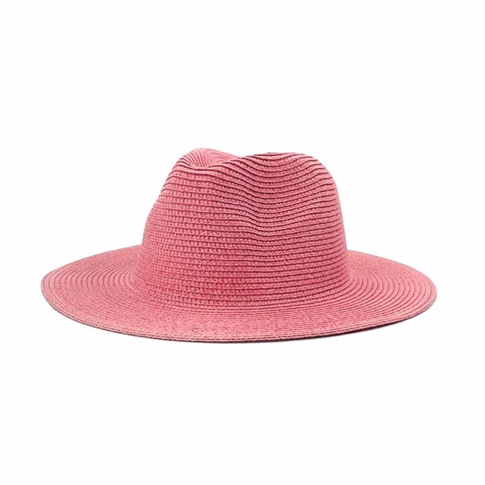 Large Panama Straw Hat Wide Brim British Dress Hat Fashion Panama Jazz Hat  Unisex