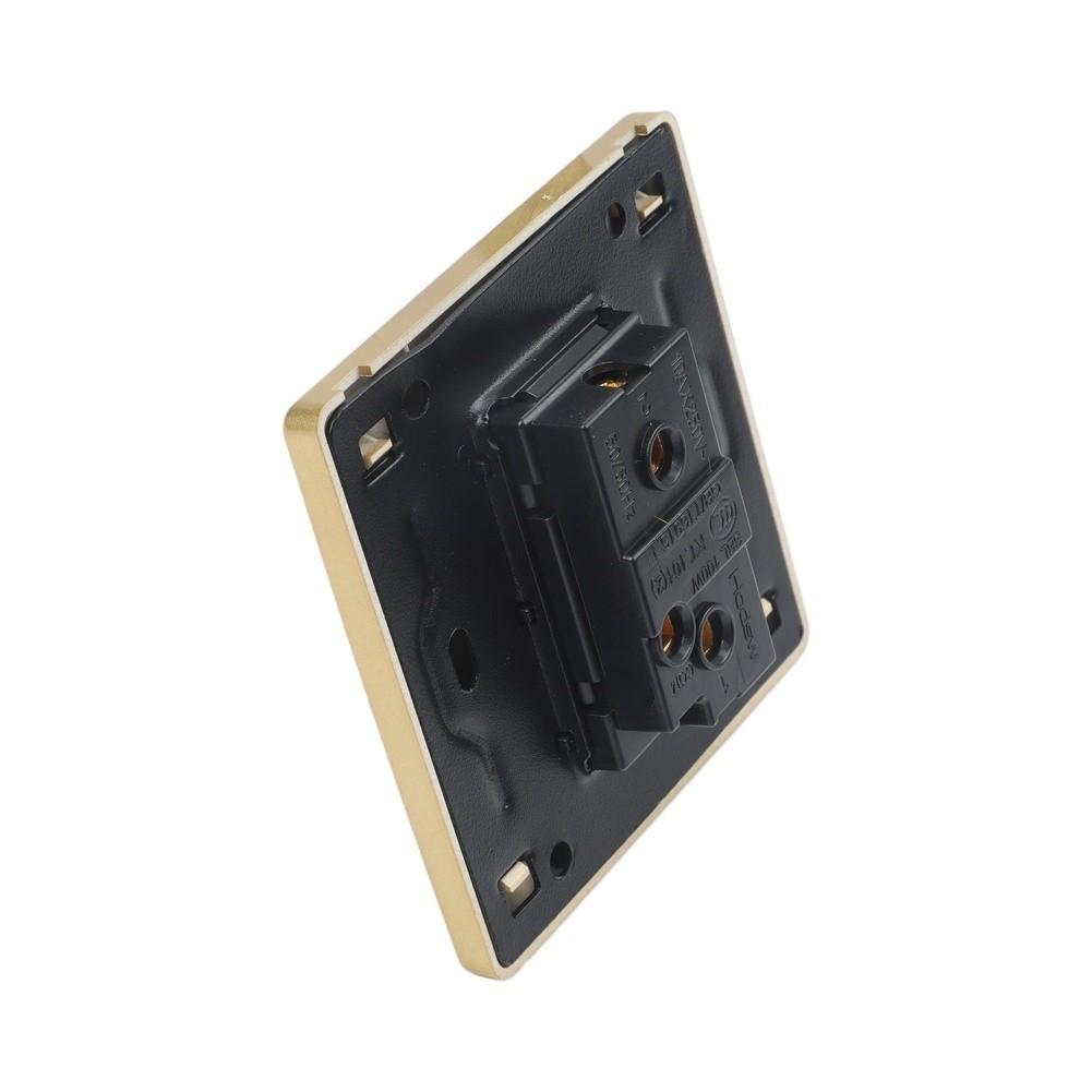 Retro Design Vintage Brass Switch Retro Light Switch Self-Locking Mechanism