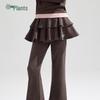 Girls' Flare Leggings - Cocoa Brown