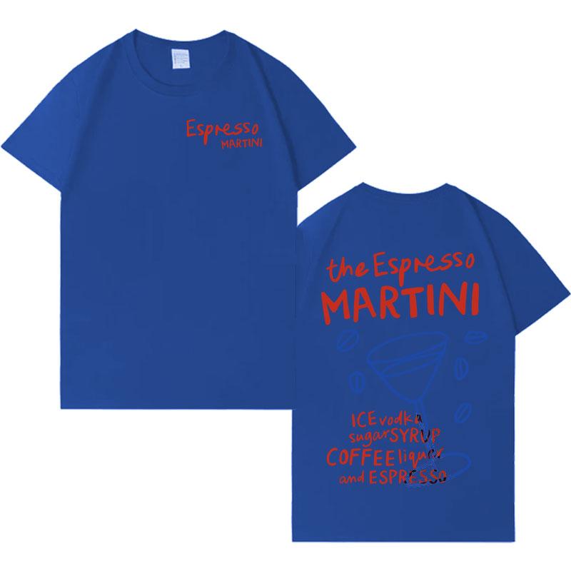 Espresso Martini Mens Decompression Aesthetic Pop Casual Drinking Graphics Tshirt Hip Hop Cotton Oversized Energetally T Shirts