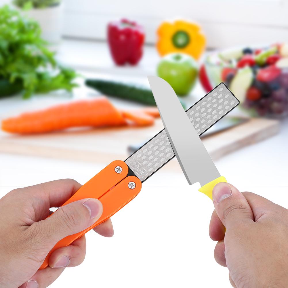  Folding Double-Sided 400/600# Sharpener Stone Whetstone Stone Sharpening