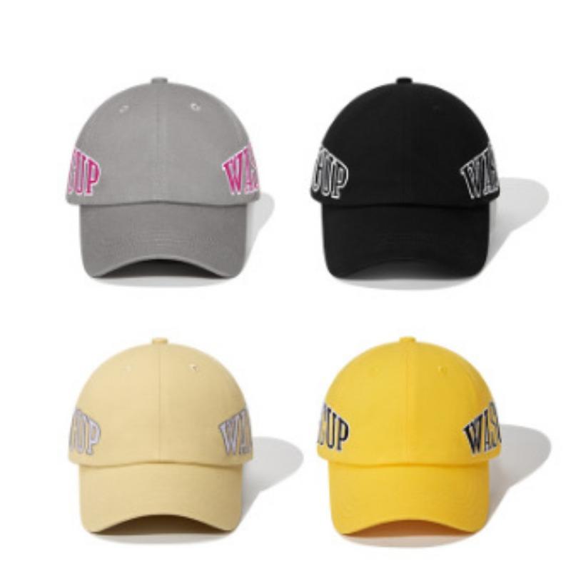 Double side edge embroidery letter soft top cap children's summer thin versatile baseball cap tide production