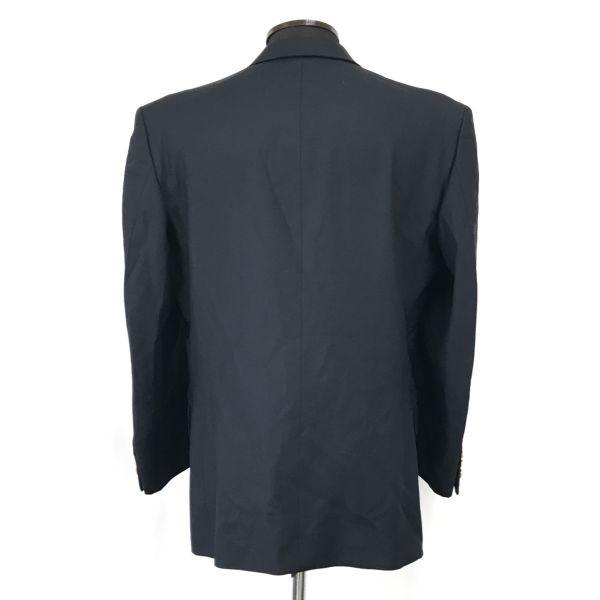 SHIMURA Made In Japan POLICARPO Fabric Navy Blazer Gold Buttons Men 170 92A5(USED)