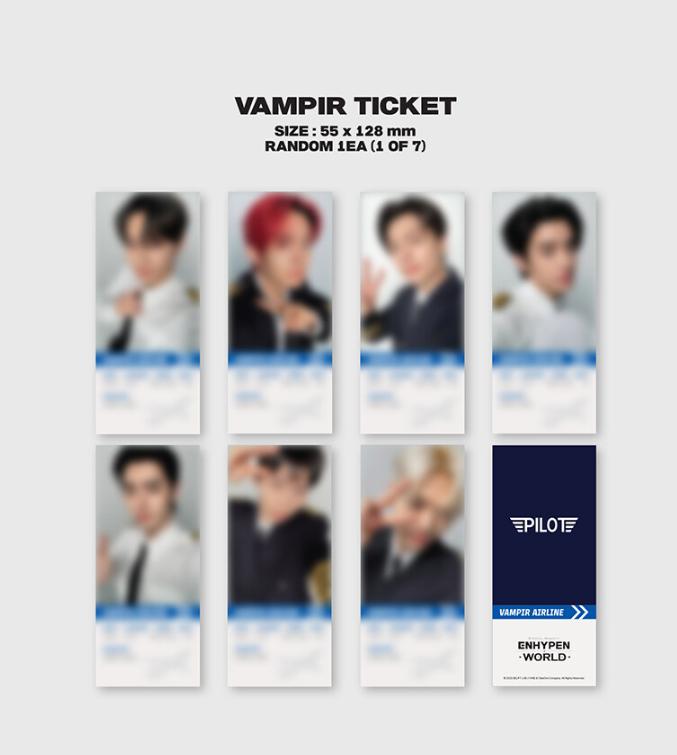 [Vorbestellung] ENHYPEN WORLD COUPON CARD COLLECTION – PILOT BASIC Ver. Offizielles Sammlerstück