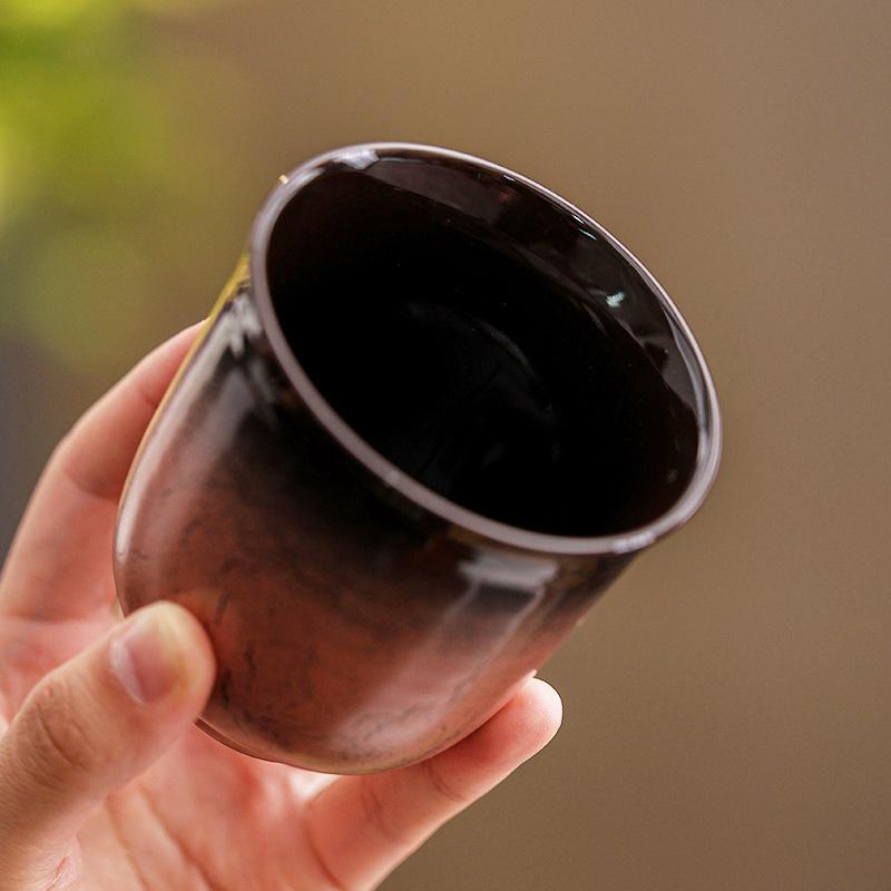 Kiln Coffee Cup Latte Latte Afternoon Tea High Value Cup Household Ceramic Cup