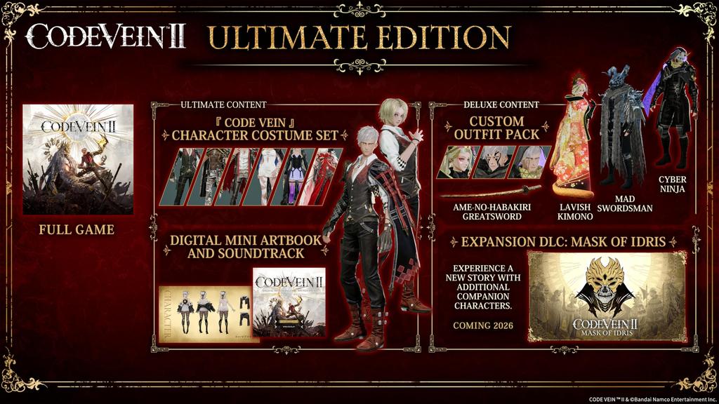 Code Vein Ultimate Edition Nord Xbox Series X II (Importiertes Amerika)
