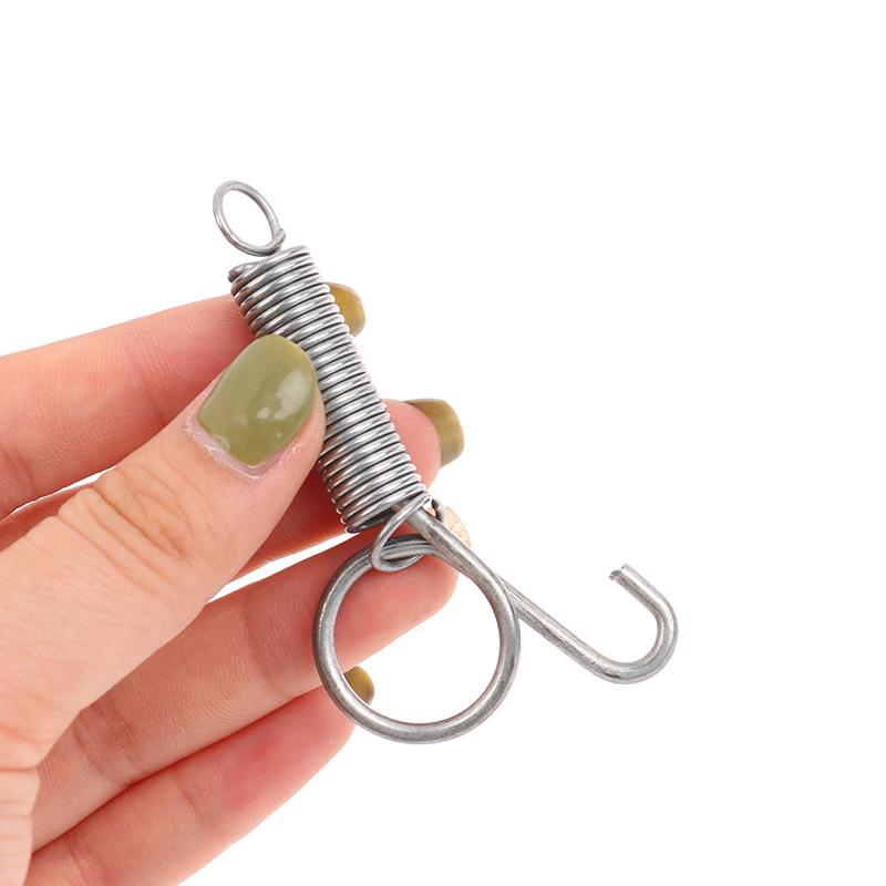 10Pcs Tier Käfig Riegel Lock Frühling Kaninchen Käfig Tür Zugfeder Mit Haken