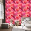 Watercolor Galaxy Wallpaper Coral and Pink for Living Room and Bedroom 50x1000