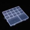 Multisize Anti-Stringing Grid Storage Box for Jewelry and Parts with Slotted Beaded Compartments