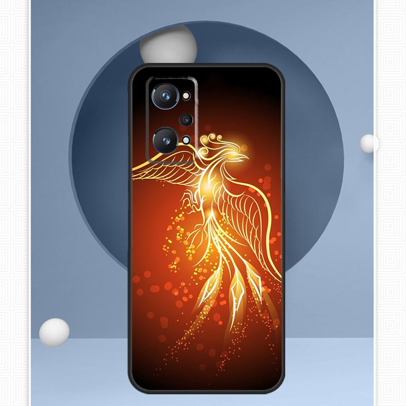 Phoenix Bird For Realme C55 C33 C30 C21Y 10 Pro Plus GT Neo 5 3 3T Case For OnePlus 11 10 Pro Nord 2 2T