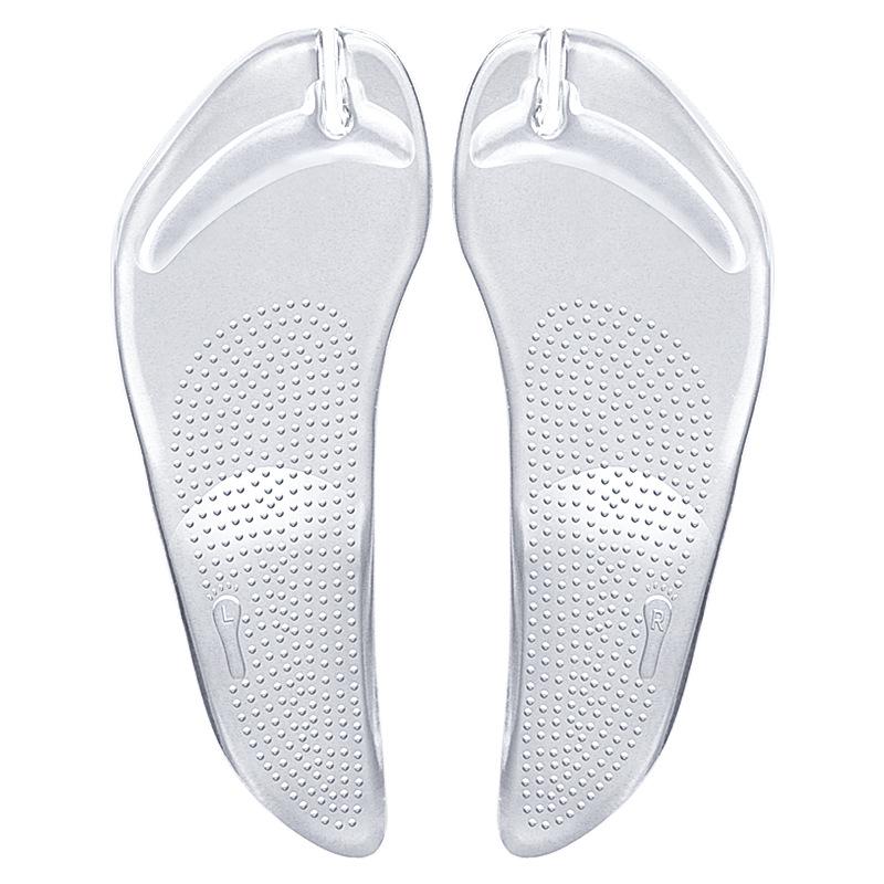 Самоклеящиеся разделители пальцев для шлепанцев, стельки с поддержкой свода стопы, нескользящая мягкая подошва, амортизирующие полустельки Small