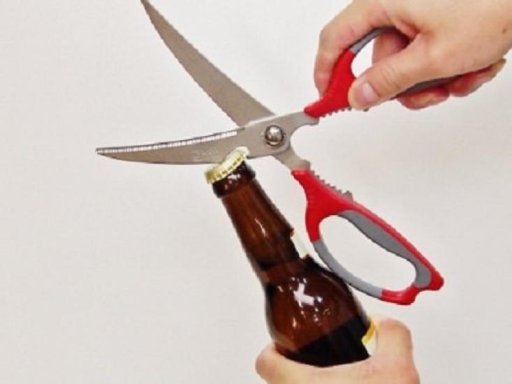 Nikken Küche 76564 V.ROAD Schere, Matt, Rot, Nr.